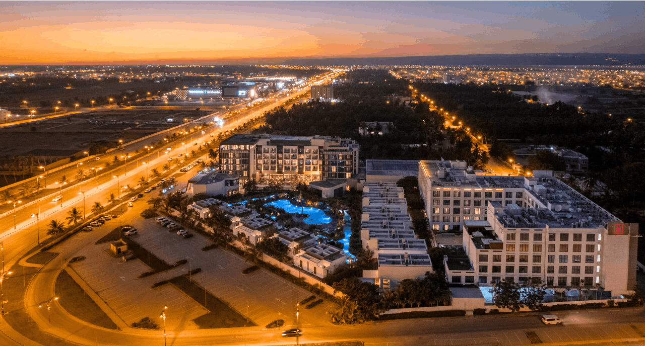 Millennium Resort Salalah - Aerial View