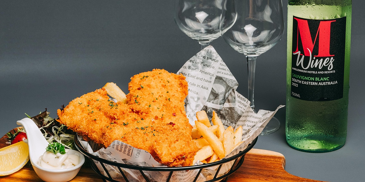 Fish and Chips Wine Combo