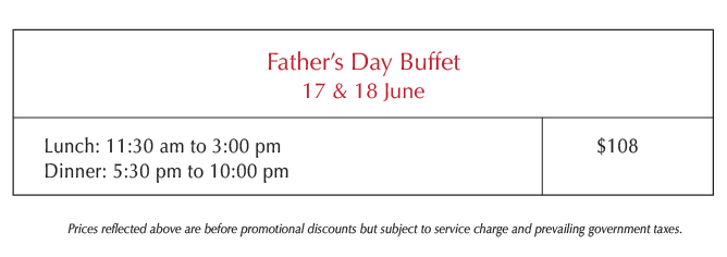 Gangnam Grill Buffet Fathers Day price
