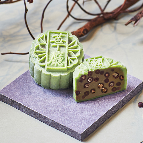 Snowskin Mooncake Crunchy Pistachio Chocolate