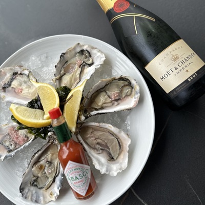 Oyster with Champagne