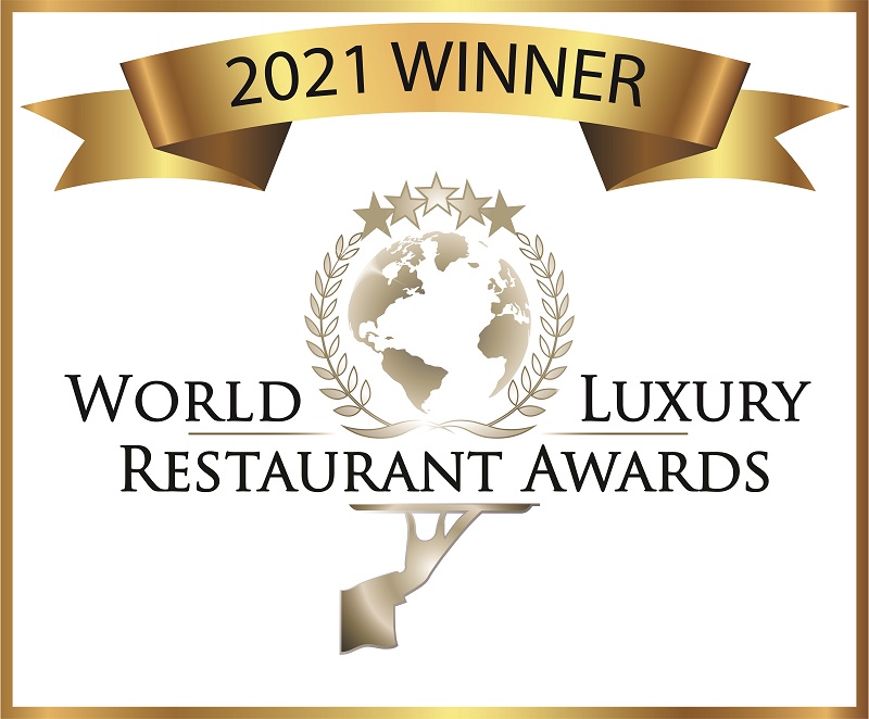 2021 Restaurant Winner Logo Black Text White Background